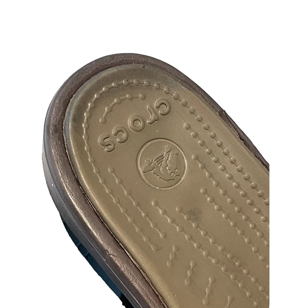 Women's Crocs Patricia Wedge Sandal in Chocolate Brown Size 8. Nice Condition